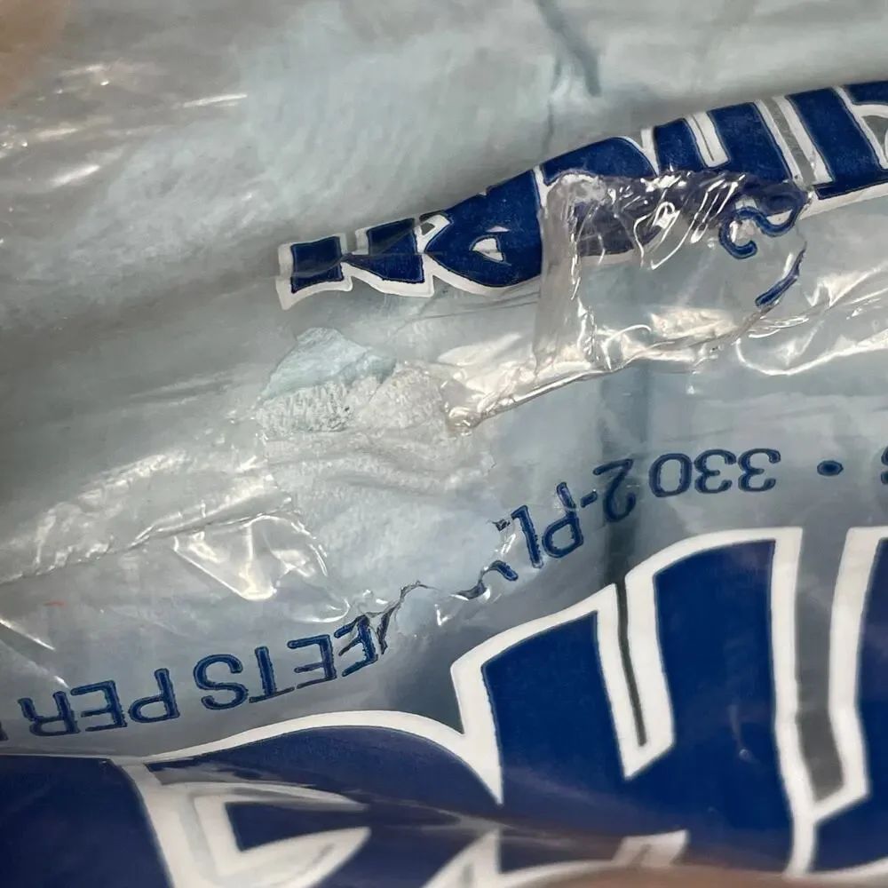 Quilted Northern Blue Toilet Paper 4 Roll Bathroom Tissue African American FLAW